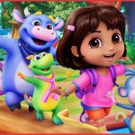 Un estratto del poster promozionale di Dora, la serie reboot di Dora L'Esploratrice, dal 15 aprile su Paramount+
