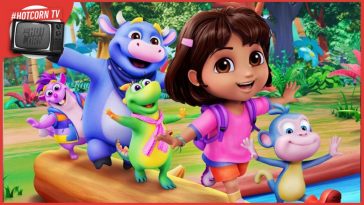 Un estratto del poster promozionale di Dora, la serie reboot di Dora L'Esploratrice, dal 15 aprile su Paramount+