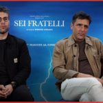 Gabriel Montesi e Adriano Giannini in un momento della nostra intervista per parlare di Sei fratelli, al cinema dall'1 maggio con 01 Distribution
