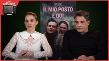 Ludovica Martino e Marco Leonardi in un momento della nostra intervista per parlare di Il mio posto è qui, al cinema dal 9 maggio con Adler Entertainment