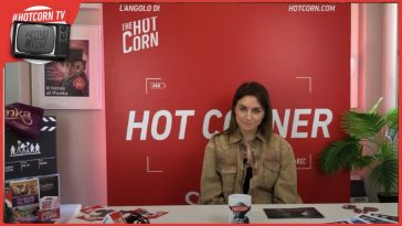 Letizia Toni in visita all'Hot Corner in sede romana, per parlare di Sei nell'anima, dal 2 maggio su Netflix