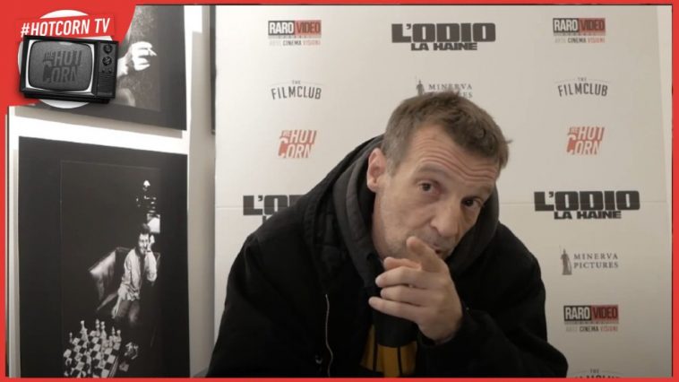 Mathieu Kassovitz in un momento della nostra intervista per parlare de L'Odio, ventinove anni dopo...