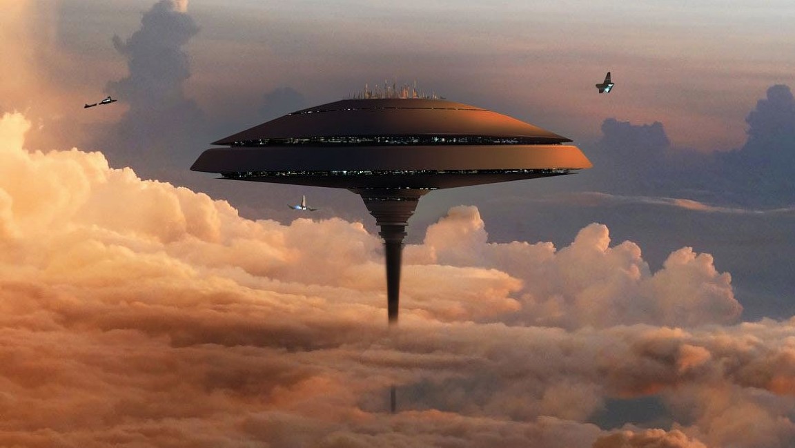 La Città delle Nuvole del Pianeta Bespin in Star Wars: Episodio V - L'Impero Colpisce Ancora