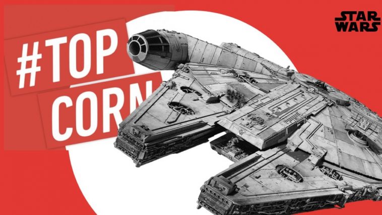 Il Millennium Falcon di Han Solo è il "volto" di copertina della guida agli Episodi di Star Wars di Hot Corn