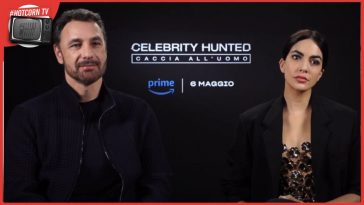 Raoul Bova e Rocío Muñoz Morales in un momento della nostra intervista per parlare di Celebrity Hunted 4, su Prime Video