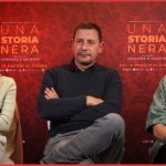 Lea Gavino, Leonardo D'Agostini, Andrea Carpenzano in un momento della nostra intervista per parlare di Una Storia Nera. Dal 16 maggio al cinema