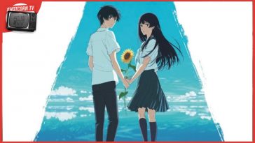 Un estratto della locandina dell'anime The Tunnel to Summer, the Exit of Goodbyes, al cinema il 10, 11 e 12 giugno con Anime Factory