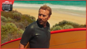 Nicolas Cage in una scena di The Surfer di Lorcan Finnegan, in anteprima a Cannes 77