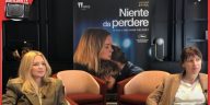 Virginie Efira e Delphine Deloget in un momento della nostra intervista per parlare di Niente da Perdere, al cinema con Wanted