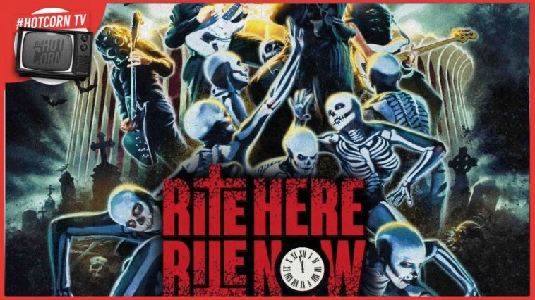 Un estratto del poster promozionale di Rite Here Rite Now, il film-concerto dei Ghost, il 20 e 22 giugno al cinema con Nexo Digital