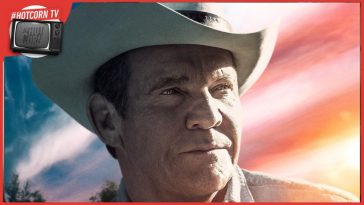 Un estratto dal poster promozionale di Reagan, un film con Dennis Quaid