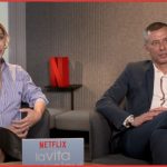 Vittoria Schisano e Ivan Cotroneo in un momento della nostra intervista per parlare di La Vita Che Volevi, dal 29 maggio su Netflix