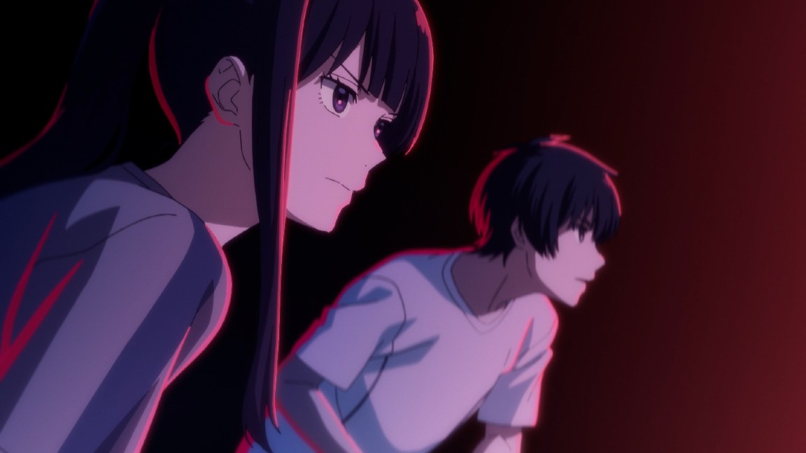 Kaoru e Anzu in una scena dell'anime