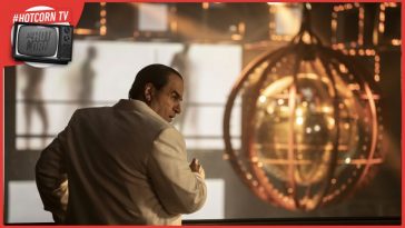 Colin Farrell come Oswald Cobblepot in una scena di The Penguin, da settembre su Sky e NOWtv