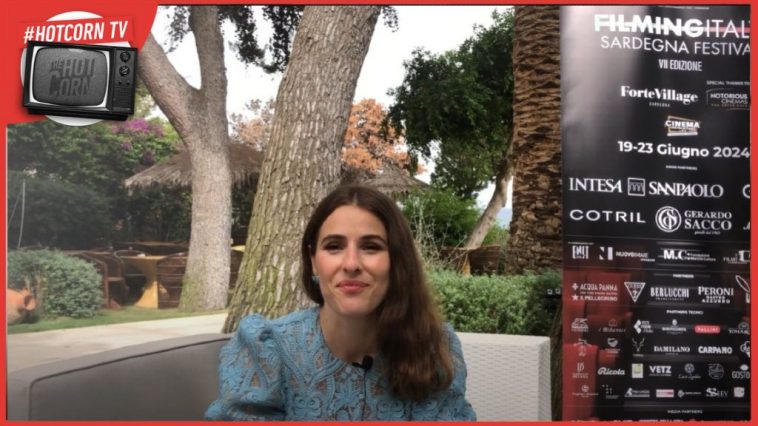 Diana Del Bufalo in un momento della nostra intervista al Filming Italy Sardegna Festival 2024