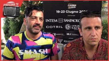 Pio e Amedeo in un momento della nostra intervista al Filming Italy Sardegna Festival 2024