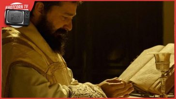 Shia LaBeouf in una scena di Padre Pio di Abel Ferrara, dal 18 luglio al cinema con RS Productions