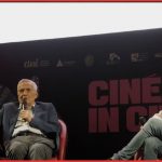 Marco Bellocchio in un momento del nostro incontro alle Giornate di Cinema n°13 di Riccione per la consegna dell'Hot Corn Award Legend