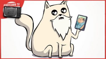 Un estratto dal poster promozionale di Exploding Kittens: disponibile su Netflix