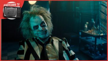 Michael Keaton nei panni dello Spiritello Porcello in Beetlejuice Beetlejuice, un film di Tim Burton, al cinema dal 5 settembre con Warner Bros