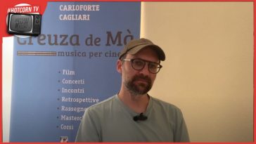 Lorenzo Tomio durante la nostra intervista a Carloforte al Creuza de Mà