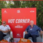 Mario Canale ed Enzo Monteleone all'Hot Corner di Venezia 81 con Carlo Mazzacurati - Una certa idea di cinema