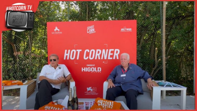 Mario Canale ed Enzo Monteleone all'Hot Corner di Venezia 81 con Carlo Mazzacurati - Una certa idea di cinema