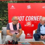 Claude Lelouch all'Hot Corner di Venezia 81 con Finalement