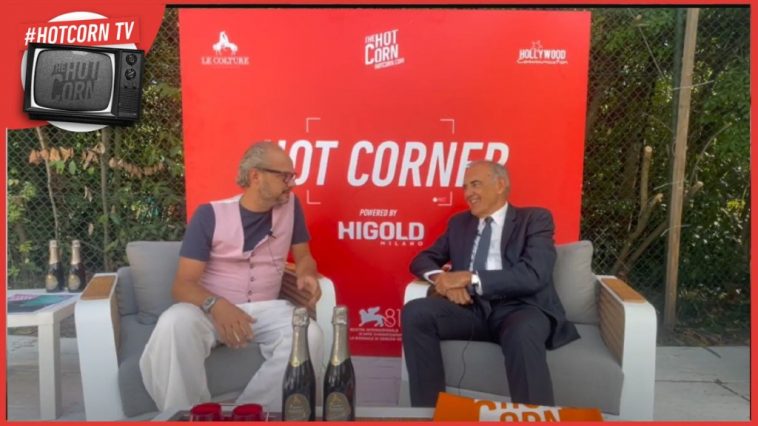 Alberto Barbera all'Hot Corner di Venezia 81