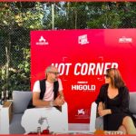 Alessia Barela all'Hot Corner di Venezia 81 con Vermiglio