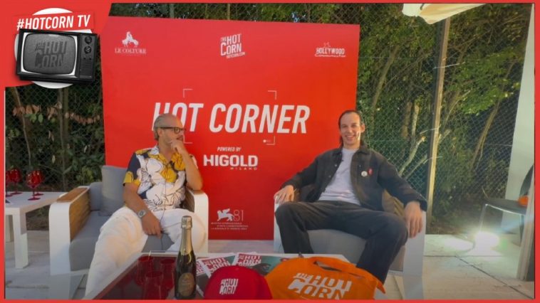 Marco Bonadei all'Hot Corner di Venezia 81 con La storia del Frank e della Nina