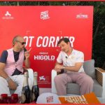 Giulio Cavazzini all'Hot Corner di Venezia 81 con Young Blood
