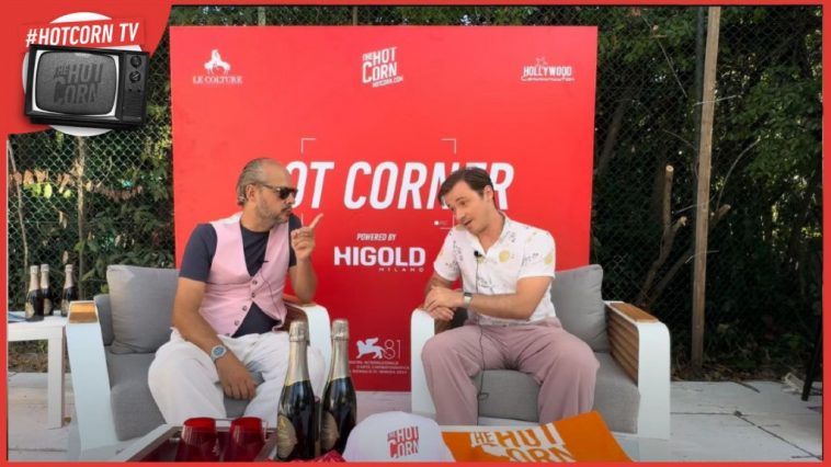 Giulio Cavazzini all'Hot Corner di Venezia 81 con Young Blood