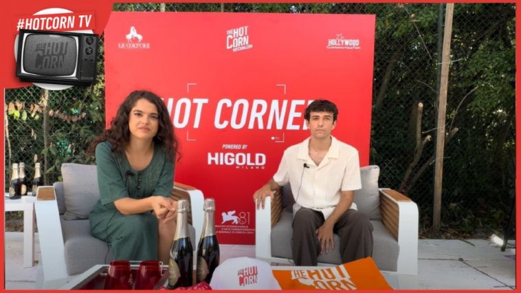 Adele Cammarata e Luca Di Sessa all'Hot Corner di Venezia 81 con Young Blood