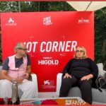 Lorenza Lei, Responsabile Cinema e Audiovisivo della Regione Lazio, all'Hot Corner di Venezia 81