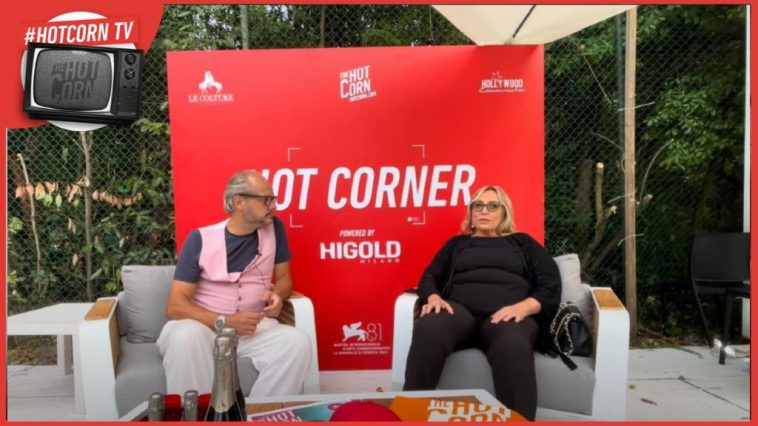 Lorenza Lei, Responsabile Cinema e Audiovisivo della Regione Lazio, all'Hot Corner di Venezia 81