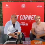 Enzo Decaro all'Hot Corner di Venezia 81 con Il Postino
