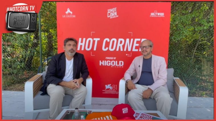 Alessandro Greco all'Hot Corner di Venezia 81 con L'Invenzione di Morel
