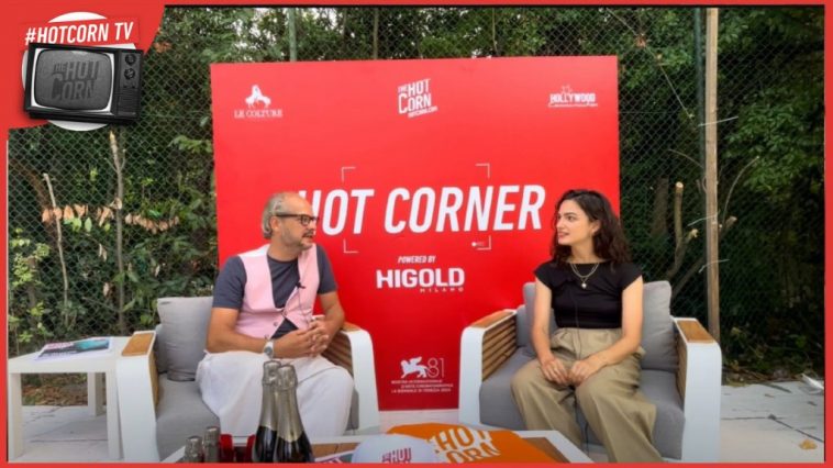 Barbara Venturato all'Hot Corner di Venezia 81 con Cortinametraggio XX