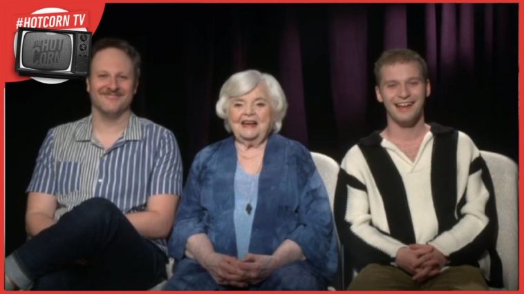 Josh Margolin, June Squibb e Fred Hechinger in un momento della nostra intervista per parlare di Thelma, dal 18 settembre al cinema con Universal Pictures