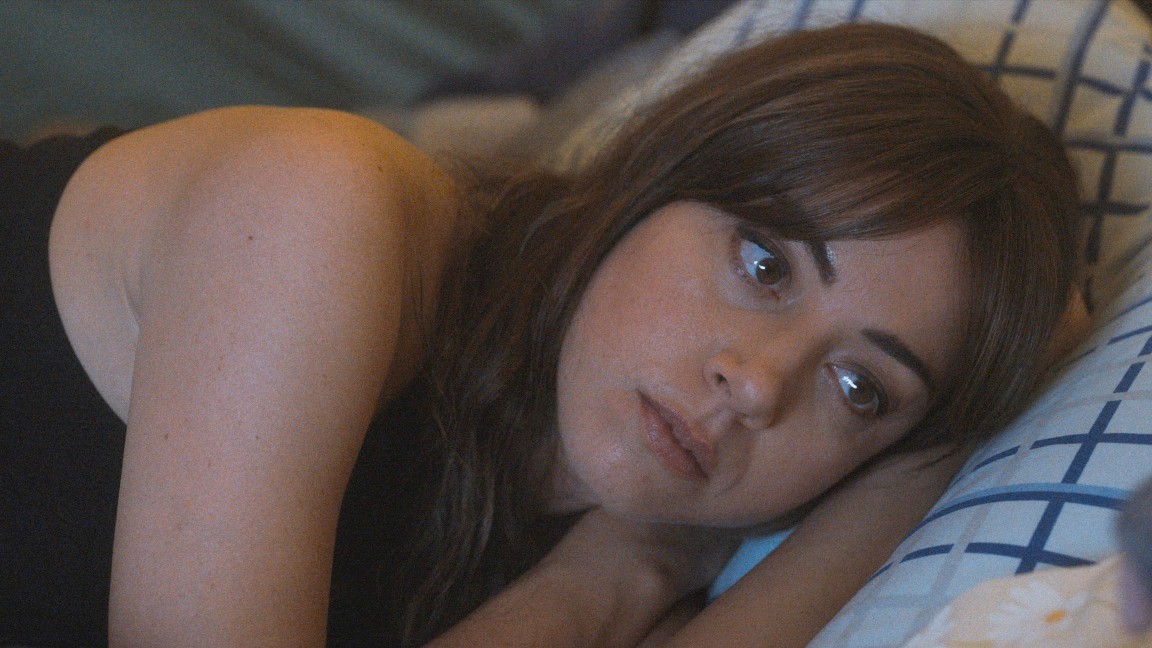 Aubrey Plaza in una scena del film