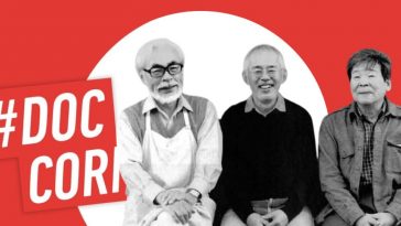 Hayao Miyazaki, Toshio Suzuki e Isao Takahata i protagonisti di Hayao Miyazaki e l'Airone di Kaku Arakawa