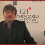 Ricky Memphis in un momento della nostra intervista alla 21a edizione del Monte-Carlo Film Festival de la Comédie di Ezio Greggio