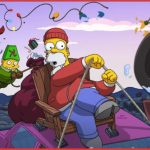 Un estratto dalla locandina ufficiale di I Simpson: O C'Mon All Ye Faithful