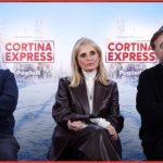Lillo, Isabella Ferrari e Christian De Sica in un momento del nostro incontro per parlare di Cortina Express