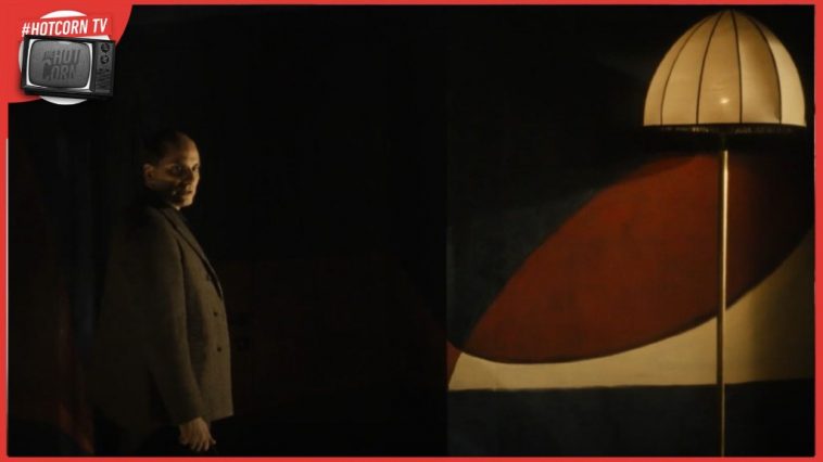 Luca Marinelli in una scena di M - Il figlio del secolo