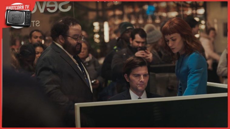 Zach Cherry, Adam Scott e Britt Lower alla Grand Central Station: Scissione 2 arriva domani su Apple TV+