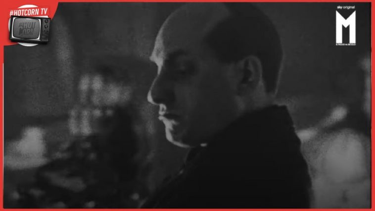 Luca Marinelli in una scena di M - Il Figlio del Secolo