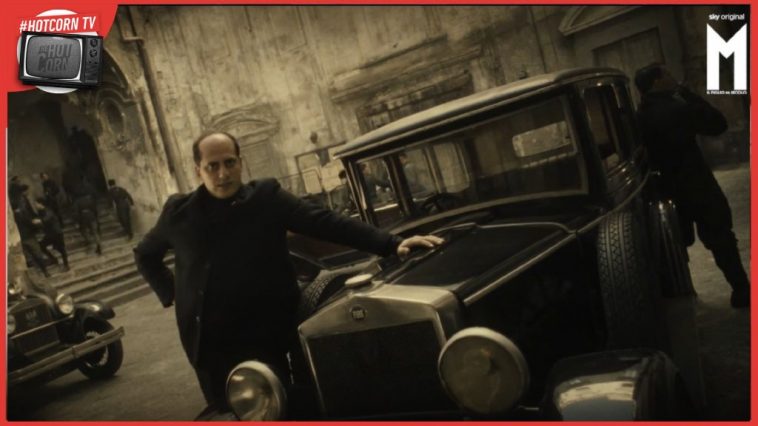 Luca Marinelli in una scena di M - Il Figlio del Secolo