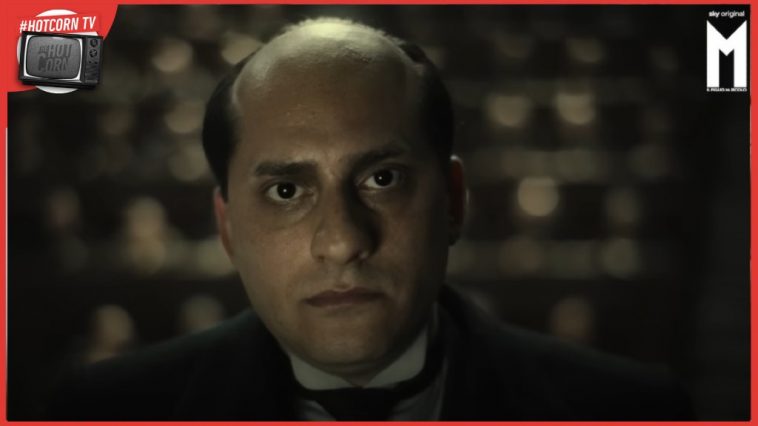 Luca Marinelli in una scena di M - Il Figlio del Secolo